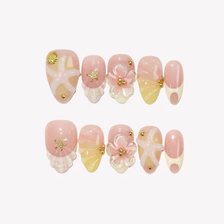 goldenshoreline ersanailspressonnails 1